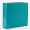 Omnimed 2.5 Inch Side Open 3 Ring Binder In Aqua, PK5 205020-AQ5 - alternate 1
